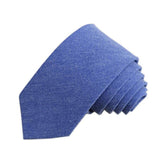 Solid Color Cotton And Linen Men's Casual Narrow Tie